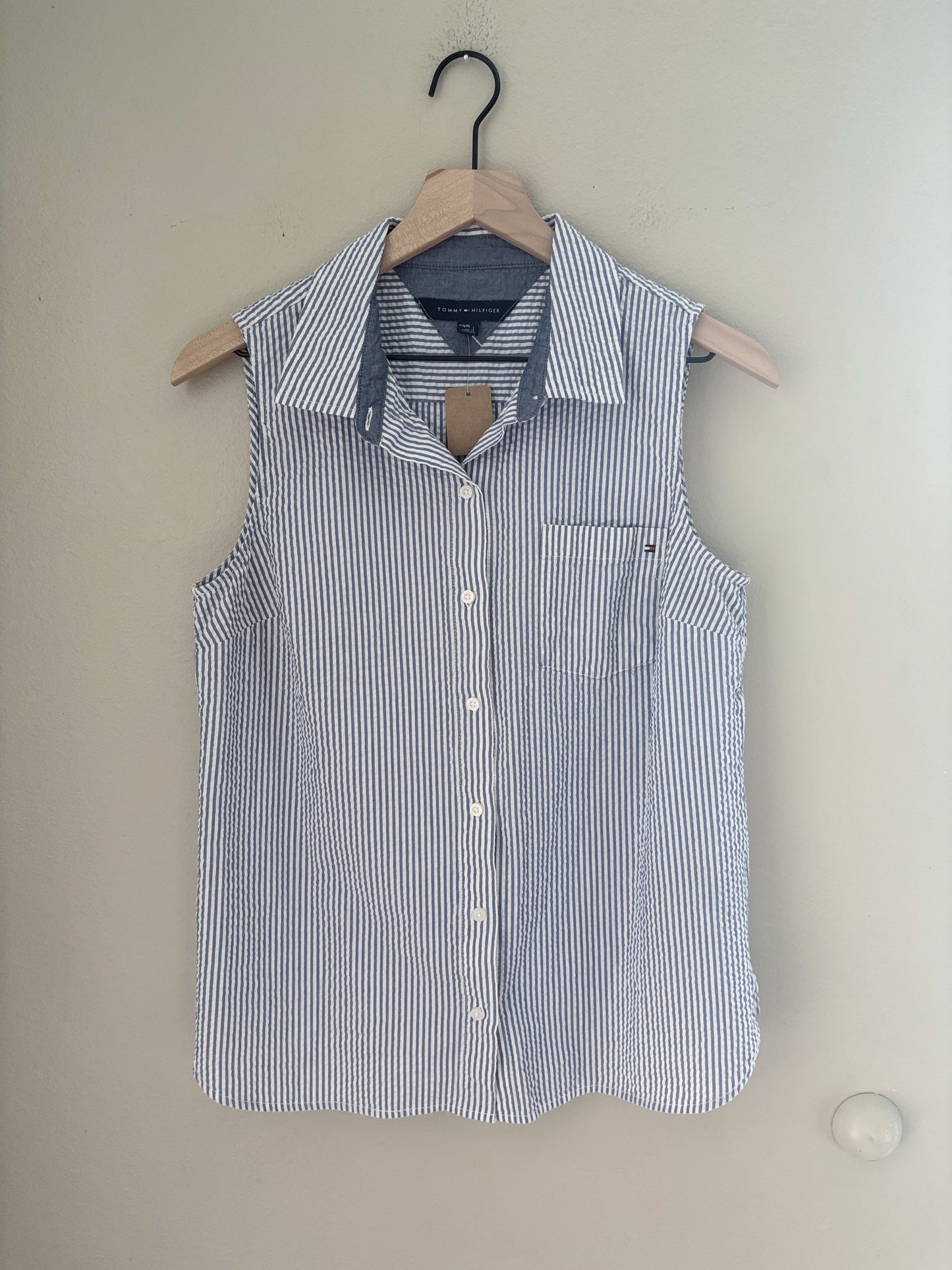 Tommy Hilfiger Sleeveless Button Up