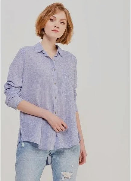 Free People Button Up